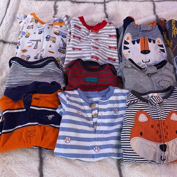 HUGE BUNDLE- 3-6 MONTH BABY BOY CLOTHES - Picture 2 of 3
